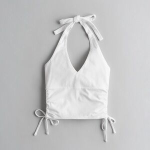 Hollister Double Cinch Multi-Way Halter Top   Size S